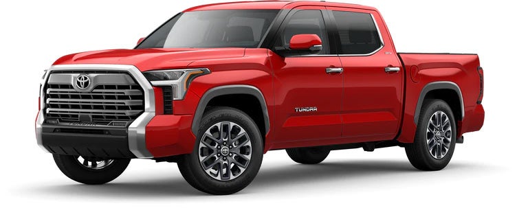 2022 Toyota Tundra Limited in Supersonic Red | Carlock Toyota of Tupelo in Saltillo MS